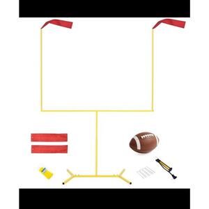 8ft Authentic Steel Football Field Goal Post Outdoor Play Sports Equipment